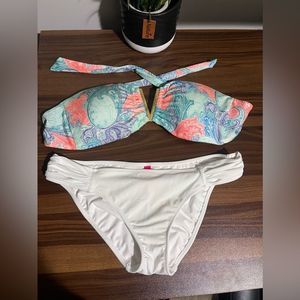 Victoria's Secret bikini medium white gold swim
Beach